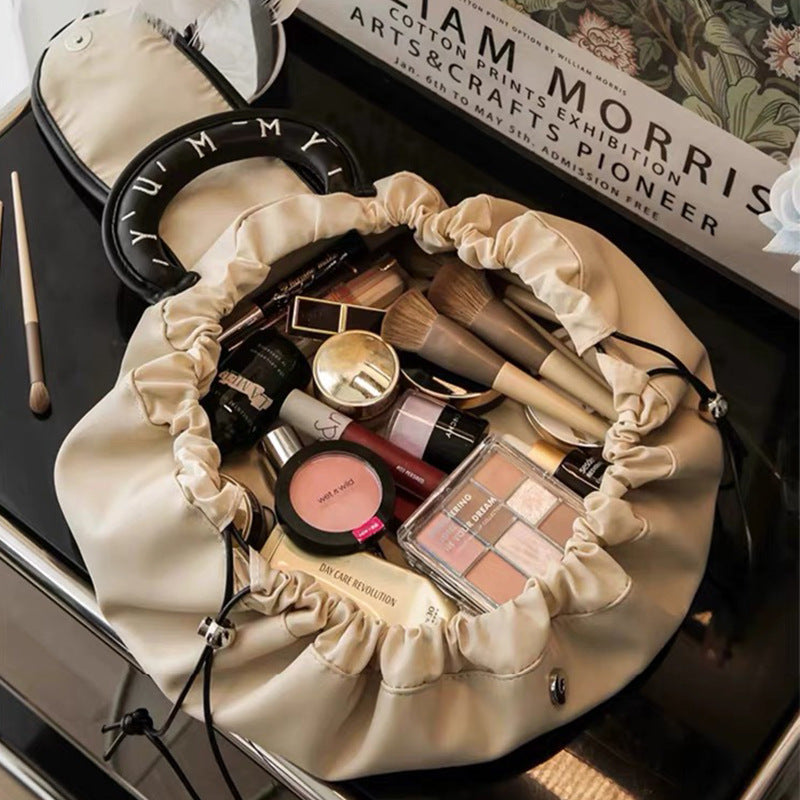 Wholesale Portable Large Capacity Travel Storage Bag Drawstring PU Storage Bag